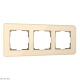 рамка werkel elite на 3 поста айвори w0032443 4690389180781