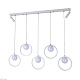 подвесная люстра led4u l7103-7 wт