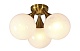 потолочная люстра crystal lux suite pl3 bronze