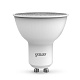 лампа светодиодная диммируемая gauss gu10 5w 3000k матовая 101506105-d