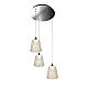 подвесная светодиодная люстра iledex flora wd8007-3 cr