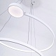 подвесная люстра led4u l7101-2 wт