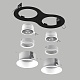 встраиваемый светильник lightstar domino (214627+214606+214606+214006+214006) d6270606wmod