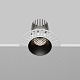 встраиваемый светильник maytoni technical dip dl124-10w-4k-trs-b