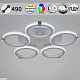 потолочная люстра reluce 06319-3.3-05 wh+cr (rgb)
