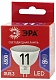 лампа светодиодная эра gu5.3 11w 6500k led mr16-11w-865-gu5.3 r б0045347