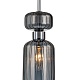подвесной светильник escada gloss 1141/1s chrome/smoke