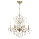 подвесная люстра crystal lux odelis sp6 gold