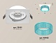 встраиваемый светильник ambrella light techno spot xc8061033 (c8061, n8488)