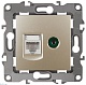 розетка комбинированная rj45+tv эра 12-3110-04 б0027444