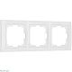 рамка на 3 поста werkel snabb basic белый w0032001 4690389161384