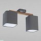 потолочная люстра tk lighting 4165 tora grey