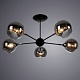 люстра на штанге arte lamp a2708pl-5bk