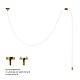 потолочный светильник loft it thread 10388a brass
