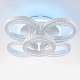 потолочная светодиодная люстра escada albus 10276/5led app