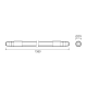 линейный потолочный светильник gauss compact 843424336