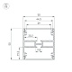 алюминиевый профиль arlight line-5050-dual-3000 anod 047486