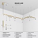 шинопровод магнитный накладной elektrostandard brass line 85227/00 4690389219085 a072146