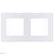 рамка двухместная legrand inspiria 673946