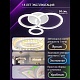 потолочная люстра natali kovaltseva pure led lamps 81457