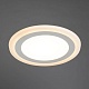 встраиваемый светодиодный светильник arte lamp rigel a7616pl-2wh