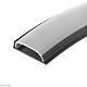 алюминиевый профиль arlight arh-bent-w18-2000 anod black 039588