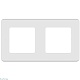 рамка двухместная legrand inspiria 673940