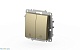 переключатель двухклавишный elbi zena vega 609-011400-211