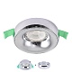 встраиваемый светильник crystal lux clt 004c1 ch
