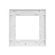 рамка одноместная arlight frm-glare-gs-1-wh 043786