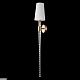 бра crystal lux luminous ap1 brass