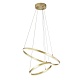 подвесной светодиодный светильник escada void 10254/2led gold app