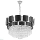 подвесная люстра lumina deco ldp 7045-600 bk+chr