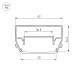 профиль arlight stretch-s-50-ceil-center-2000 (gamma50) 040700