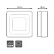 потолочный светодиодный светильник gauss backlight bl223