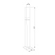 ландшафтный светильник elektrostandard 1537 techno led 3000k чёрный 4690389219214 a072069