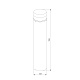 ландшафтный светильник elektrostandard 1532 techno led черный 4690389219184 a072085