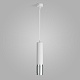 подвесной светильник eurosvet tony dln108 gu10 белый/серебро a055557