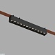 трековый однофазный светильник denkirs belty grill dk5571-bk