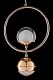 подвесной светильник lilith le7709/1l black chrome/gold