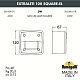 светильник для ступеней fumagalli 3s3.000.000.lyg1l