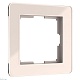 рамка werkel acrylic на 1 пост айвори w0012743 4690389186271
