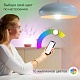 лампа светодиодная диммируемая gauss smart home e27 8,5w 2700-6500k rgbw матовая 1170112