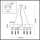подвесная люстра lumion 4515/6
