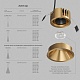 встраиваемый светильник denkirs shine glow dk2431-sb
