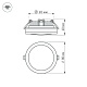 встраиваемый светильник arlight ltd-85sol-5w day white 017989
