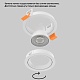 встраиваемый светильник crystal lux clt 001c1 wh v2
