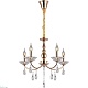 подвесная люстра illumico il1242-5ppa-29 gd