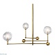 люстра на штанге delight collection globe mobile kg0835p-3 brass