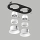 встраиваемый светильник lightstar domino (214657+214606+214606+214006+214006) d6570606wmod